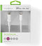 Nedis Lightning Kabel - USB 2.0 - Apple Lightning 8-Pins - USB-C Male - 480 Mbps - Vernikkeld - 2.00 m - Rond - PVC - Wit - Doos