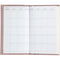 Planner / Bulletjournal, afm 10x18x1,5 cm, 1 stuk, roze