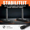 DH FitLife Dip Bars - Dip Station Verstelbaar 80-90 cm - Parallettes Calisthenics Krachttraining - Zwart