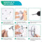 Mirlux Make Up Spiegel - Wandspiegel - 1x & 5x Vergroting - Mat Zwart