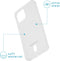 iMoshion Hoesje Geschikt voor iPhone 12 Pro Max Hoesje Met Pasjeshouder - iMoshion Softcase Backcover met pashouder - Transparant