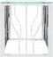 vidaXL - Salontafel - 110x45x45 - cm - roestvrij - staal - en - glas - zilverkleurig