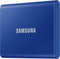 Samsung T7 - Portable SSD 500GB - USB 3.2 Gen2 - Blauw