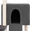 vidaXL - Kattenmeubel - met - sisal - krabpalen - 96 - cm - donkergrijs