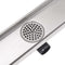 vidaXL - Douchegoot - rechthoekig - 1030x140 - mm - roestvrij - staal