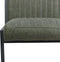 HSM Collection Eetkamerstoel Texas - army green - metaal/yachtleder
