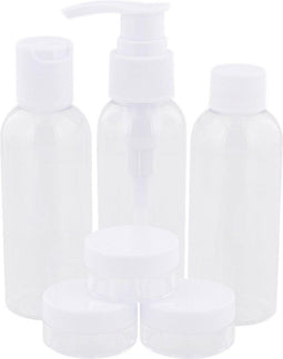 Spilbergen Reisverpakking - Toilettas - 7-delige set - Doorzichtig (7 stuks)