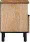 vidaXL - Nachtkastjes - 2 - st - 40x33x46 - cm - massief - mangohout - bruin