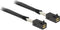 Delock Mini-SAS HD SFF-8643 naar Mini-SAS HD SFF-8643 data kabel - 0,50 meter - zwart