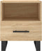 vidaXL - Nachtkastjes - 2 - st - 40x35x47,5 - cm - bewerkt - hout - sonoma - eikenkleur