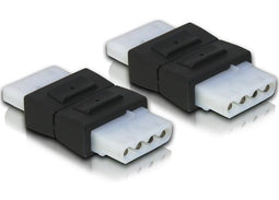 Delock 65045 - Molex koppelstuk - Male naar female - Zwart