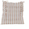 Annas collection - Stoelkussen 38x38 cm Ivoor Streep