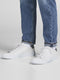 JACK&JONES FOOTWEAR JFWCOREY LEATHER NOOS - Sneakers - Maat 42 - White Detail:Black Forest Heel