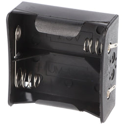 Batterijhouder voor 2x Mono met soldeeraansluiting