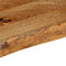 vidaXL - Tafelblad - met - natuurlijke - rand - 80x30x3,8 - cm - massief - mangohout