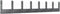 vidaXL - Schanskorf - U-vormig - met - 8 - palen - 860x20x150 - cm - ijzer