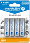 Everactive EVHRL6-2000 - Oplaadbare AA Batterijen NiMH 2000 mAh - Wit (4 stuks)