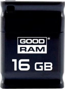 Goodram Piccolo - USB 16GB - Lezen 20MB/s Schrijven 5MB/s - Zwart