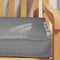 vidaXL - Ligbedkussens - voor - Bank - 2 - stuks - Grijs - 200x40x8 - cm - Oxford - Stof