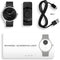 Withings Scanwatch Light - Smartwatch - Hartslagmonitor Activiteiten volgen - Zilver (Zwart)
