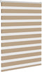 vidaXL - Zebra - Blind - 95x150 - cm - stofbreedte - 90,9 - cm - polyester - zandbruin
