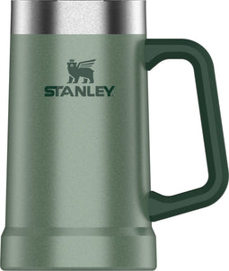 Stanley Classic Vacuum Stein 0.7L Hammertone Green | Houdt bier 7 uur koud | Bierpul van roestvrijstaal | Dubbelwandige Isolatie | Lekvrij | Vaatwasserbestendig