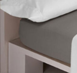 Verstelbaar onderlaken Happy Home LISOS COTTON Grijs Bed van 105