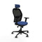 Jorquera Piqueras y Crespo 2D036G2 - Bureaustoel met hoofdsteun - Verstelbare hoogte - Marineblauw