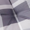 vidaXL - Tuinstoelkussens - 4 - st - 50x50x3 - cm - oxford - stof - ruitpatroon - grijs