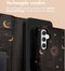 iMoshion Hoesje Geschikt voor Samsung Galaxy A54 (5G) Hoesje Met Pasjeshouder - iMoshion Design Bookcase smartphone - Zwart / Sky Black