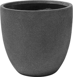 KANNIA - Bloempot - Grafietgrijs - 55 cm - Klei-vezelmengsel