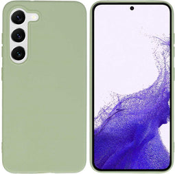 iMoshion Hoesje Geschikt voor Samsung Galaxy S23 Hoesje Siliconen - iMoshion Color Backcover - groen