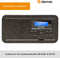 Denver DAB-30 - DAB+ / FM Radio - 40 Voorkeuzezenders - Zwart