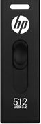 HP x911w - SSD Flash stick - 512GB - USB-A 3.2 Gen 1 - Zwart