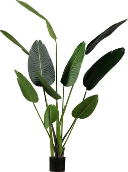 WOOOD Strelitzia Kunstplant - Groen - 96x164x63