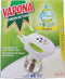 Vapona Pronature Green Action - Elektronische Parfum Verstuiver - 5 essentiële oliën - Groen (1x)