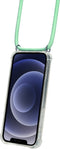 Mobiparts Lanyard Case - iPhone 12/12 Pro - Verstelbaar koord - Groen