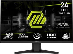 MSI MAG 244F - Full HD Gaming Monitor - 200Hz 0,5ms GTG Rapid IPS - 24 inch