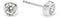 TI SENTO Dames Oorbellen - 925 zilver - Zirconia wit - 7597ZI