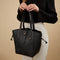 Furla Net Dames Shopper Leer - Zwart