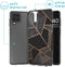 imoshion Hoesje Geschikt voor Samsung Galaxy A12 Hoesje Siliconen - imoshion Design hoesje - Zwart / Meerkleurig / Goud / Black Graphic
