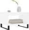 vidaXL - Salontafel - 60x50x40 - cm - bewerkt - hout - wit