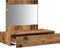 vidaXL - Wandgemonteerde - Kaptafel - Oud - Hout - 83x40x70 - cm