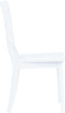 vidaXL - Eetkamerstoelen - 2 - st - massief - rubberwood - wit