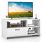 Coast TV-Kast Lowboard 104,5 x 51,5 x 52 cm Wit met Lade en Open Vakken voor Televisies tot 50 Inch