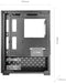 Mars Gaming MC-SE2 - ATX Semi-toren doos - Gehard glas - Zwart