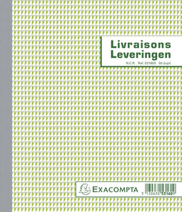 Exacompta 53160X - Leveringen 21x18cm - 50 blad doorschrijfpapier dupli - Tweetalig (10 stuks)