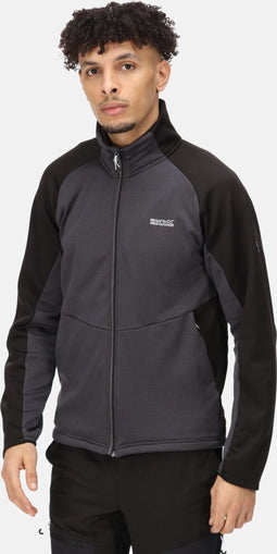 Regatta Highton Winter Iii Fleece Met Volledige Rits - Heren - Stretch - Donker Grijs - XL