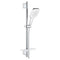 GROHE Vitalio SmartActive 130 Cube Glijstangset - QuickFix - 3 straalsoorten - chroom - 26596000