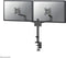 Neomounts DS60-425BL2 - Bureausteun voor 2 schermen tot 27